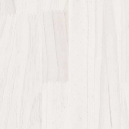 vidaXL Bedside Cabinet | White | Solid pine wood | 40 x 29.5 x 64 cm 6