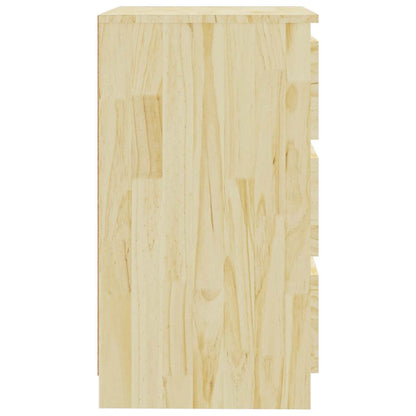 vidaXL Bedside Cabinet | Natural wood color | Solid pinewood | Medium 5