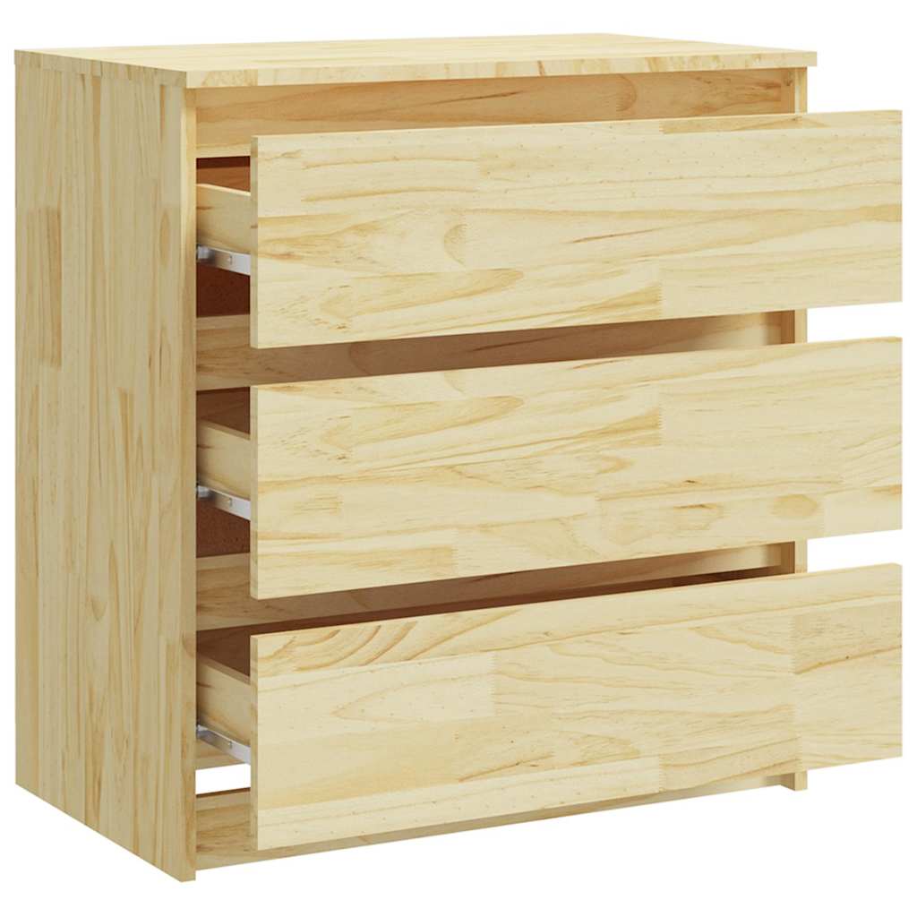 vidaXL Bedside Cabinet | Natural wood color | Solid pinewood | Medium 6