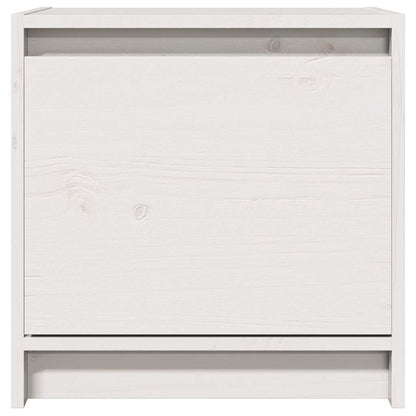 vidaXL Bedside Cabinet |  Set of 2 | White | Solid pinewood | Small 3