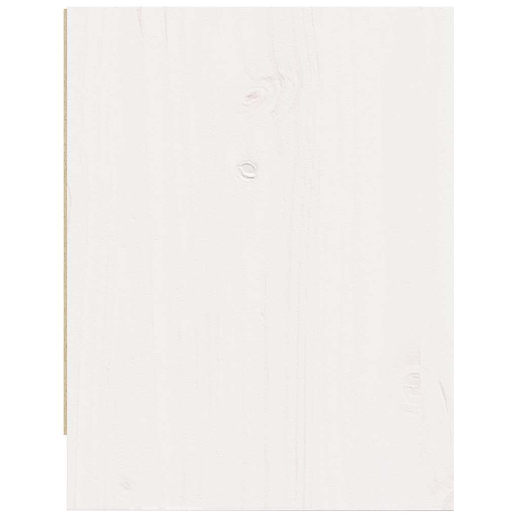 vidaXL Bedside Cabinet |  Set of 2 | White | Solid pinewood | Small 5