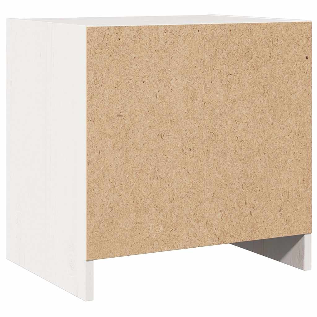 vidaXL Bedside Cabinet |  Set of 2 | White | Solid pinewood | Small 6