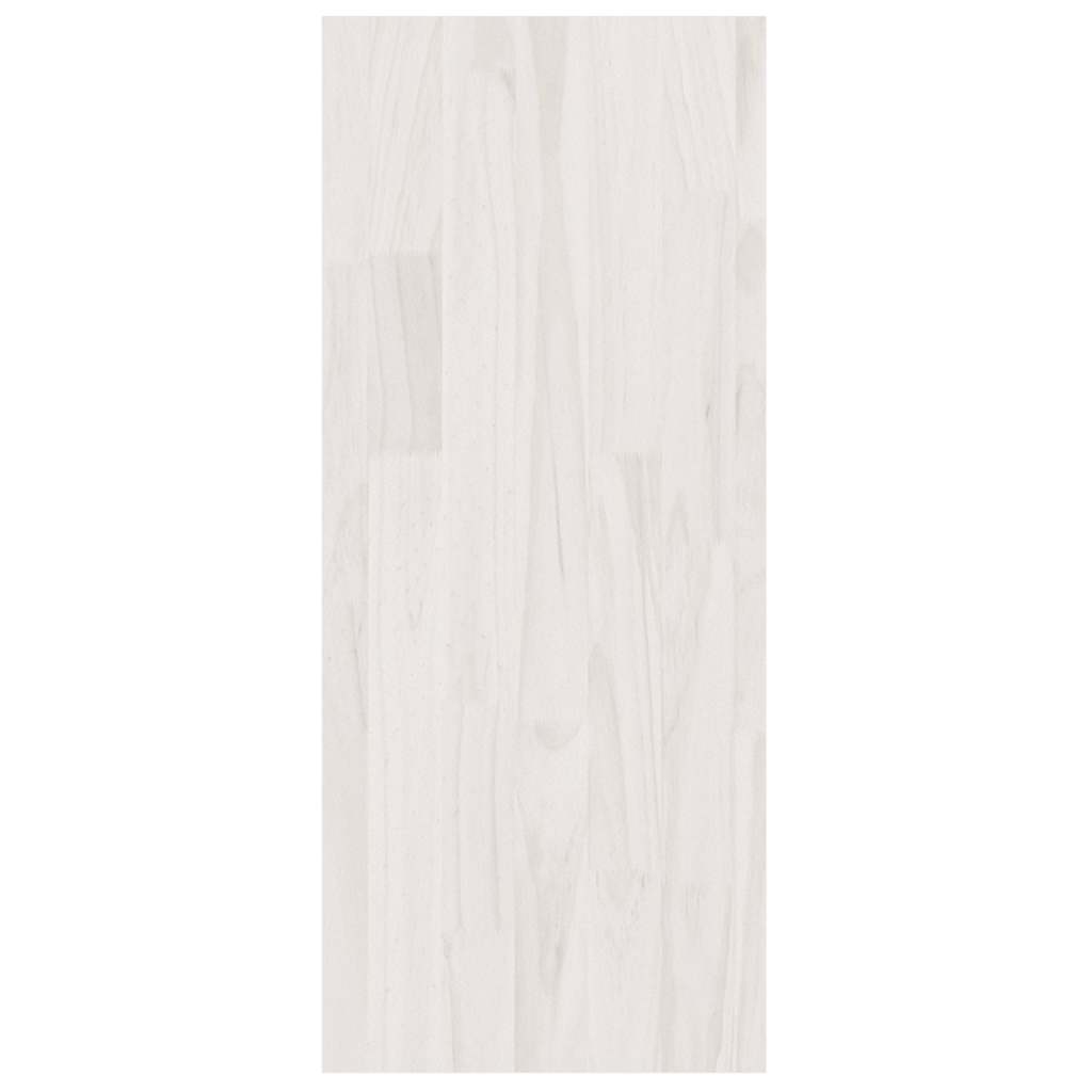 vidaXL Book Cabinet Room Divider White 100x30x71.5 cm Pinewood 6