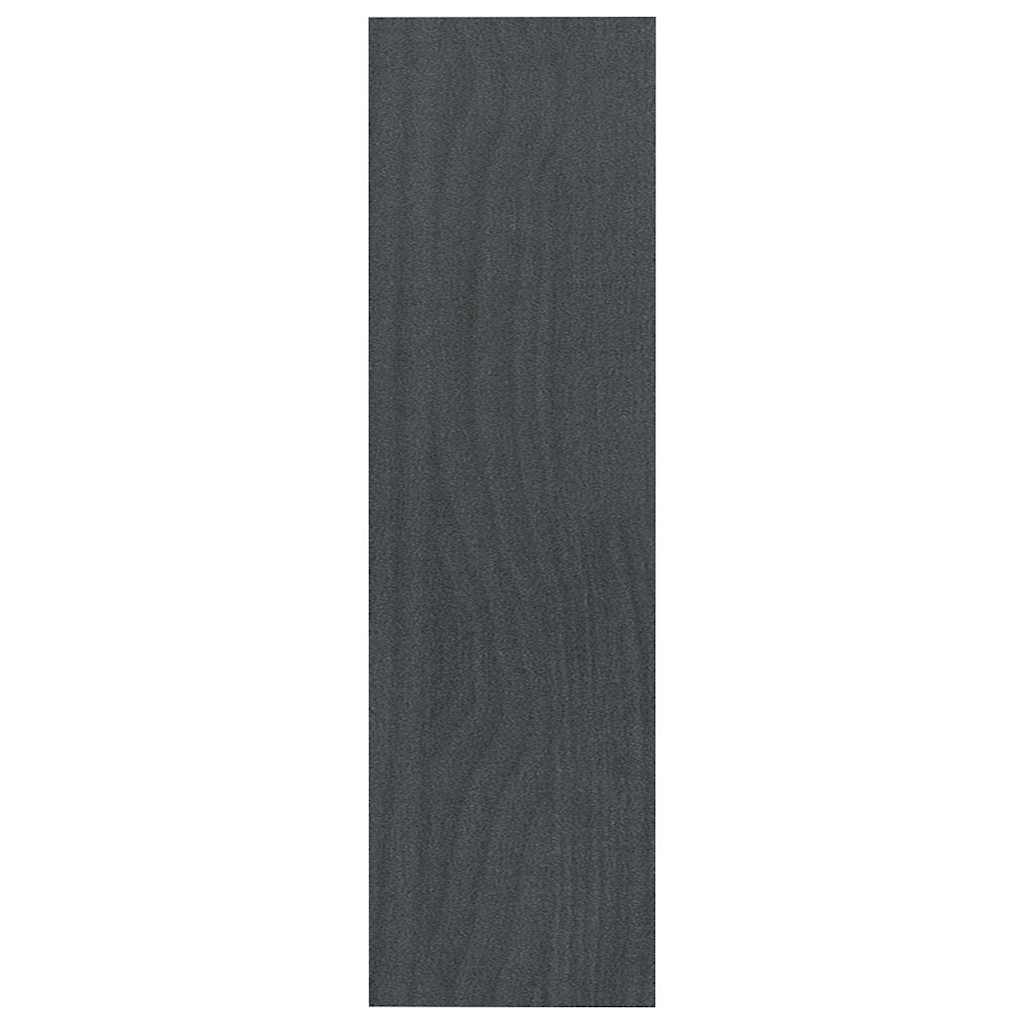 vidaXL Book Cabinet | Grey | Solid Pinewood | 100 x 30 x 103 cm | Book Cabinet 6