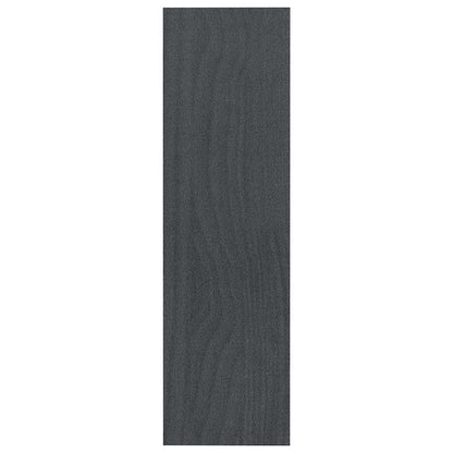 vidaXL Book Cabinet | Grey | Solid Pinewood | 100 x 30 x 103 cm | Book Cabinet 6