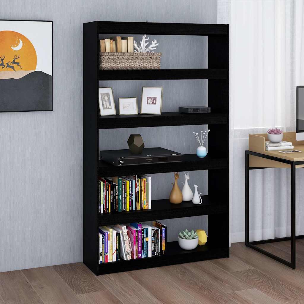 vidaXL Book Cabinet/Room Divider 100x30x103 cm Solid Wood Pine