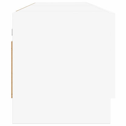 808233 vidaXL Wardrobe White 100x32,5x35 cm Engineered Wood 6