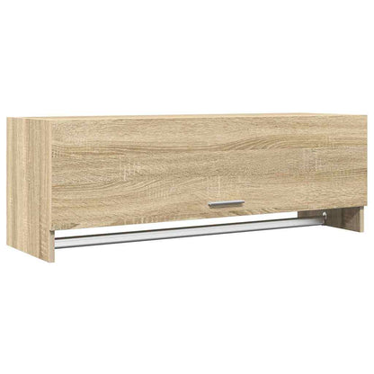 808236 vidaXL Wardrobe Sonoma Oak 100x32,5x35 cm Engineered Wood 2