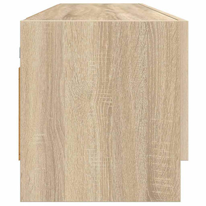 808236 vidaXL Wardrobe Sonoma Oak 100x32,5x35 cm Engineered Wood 6