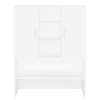 vidaXL Washing Machine Cabinet White 70.5x25.5x90 cm 3