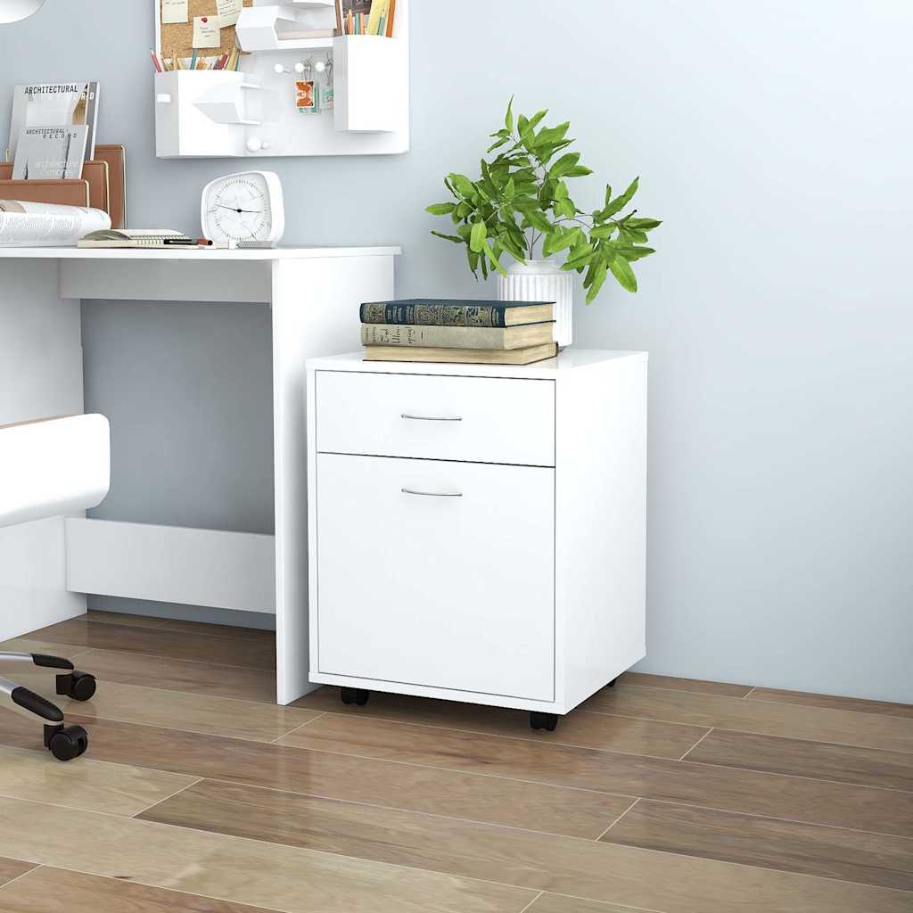 vidaXL Storage Cabinet | White | Engineered Wood | Medium | Storage Cabinet 1