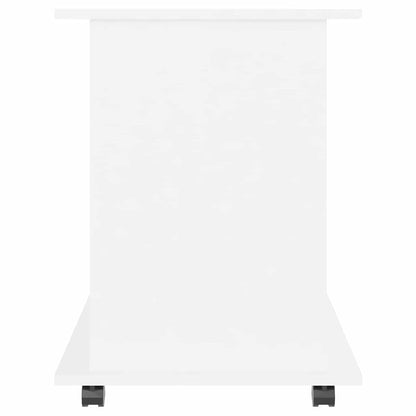 vidaXL Rolling Cabinet White 60x45x60 cm Engineered Wood 5