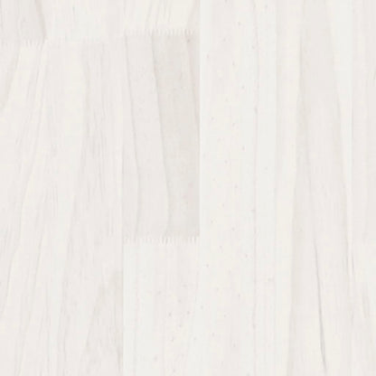 vidaXL Coffee Table White 50x50x33.5 cm Solid Pinewood 6