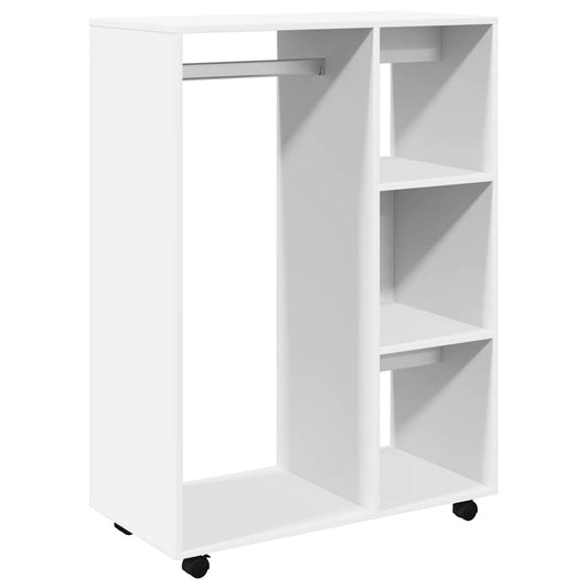 vidaXL Wardrobe | White | Engineered wood | Large | Rollable | Wardrobe 2