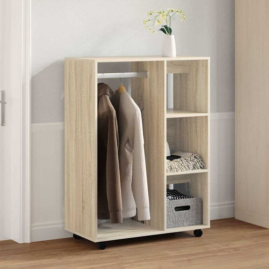 vidaXL Wardrobe | Sonoma Oak | Engineered Wood | 80x40x110 cm | Wardrobe 1