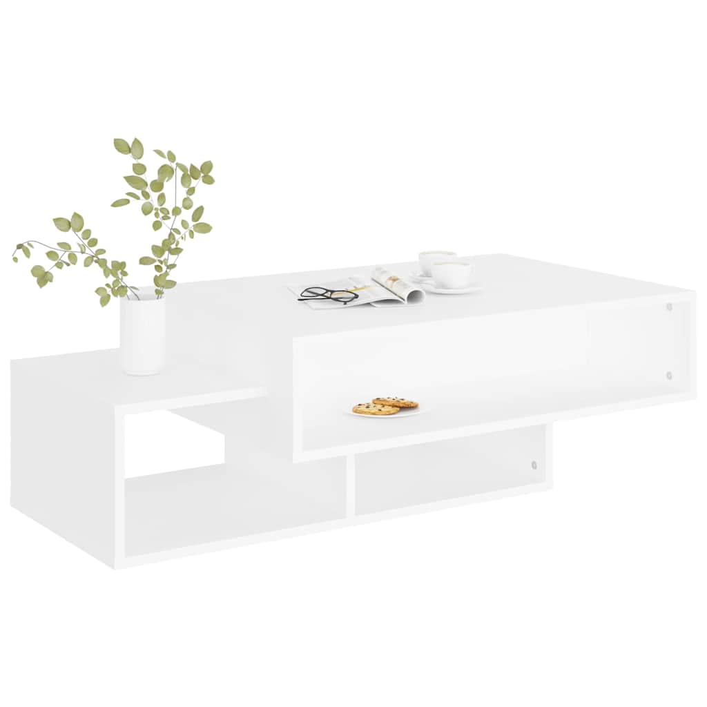 vidaXL Coffee Table | White | Engineered wood | Coffee Table | Rectangular 4
