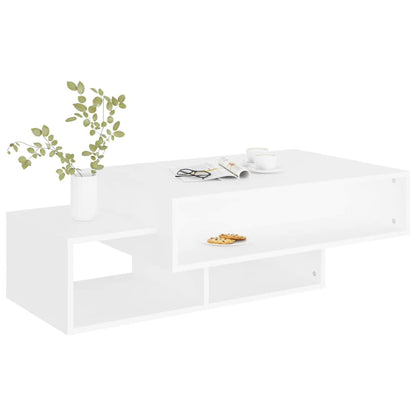 vidaXL Coffee Table | White | Engineered wood | Coffee Table | Rectangular 4