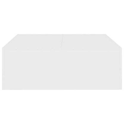 vidaXL Coffee Table | White | Engineered wood | 100 x 100 cm | Modern 6