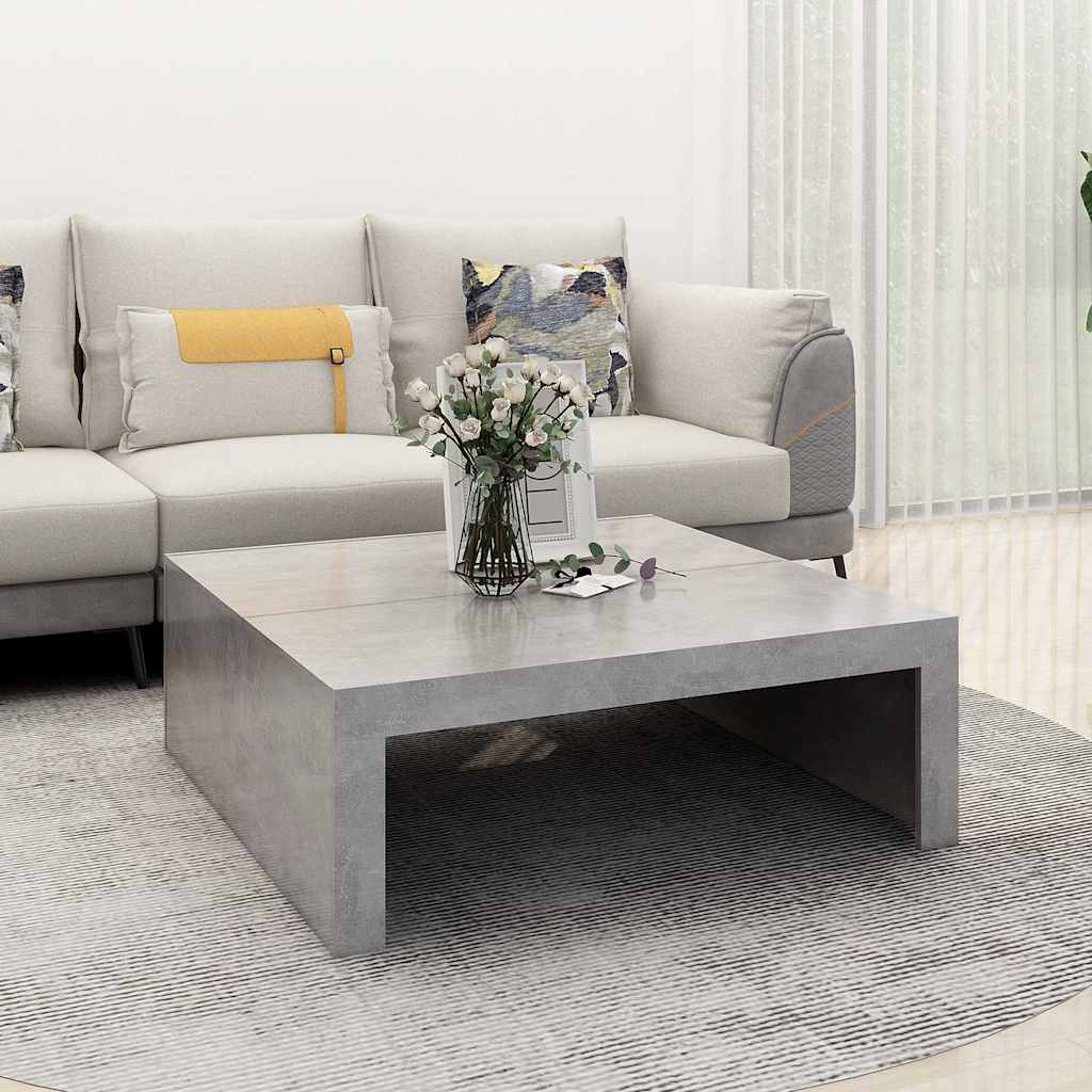 vidaXL Coffee Table | Concrete Grey | Engineered Wood | Medium | Modern 1