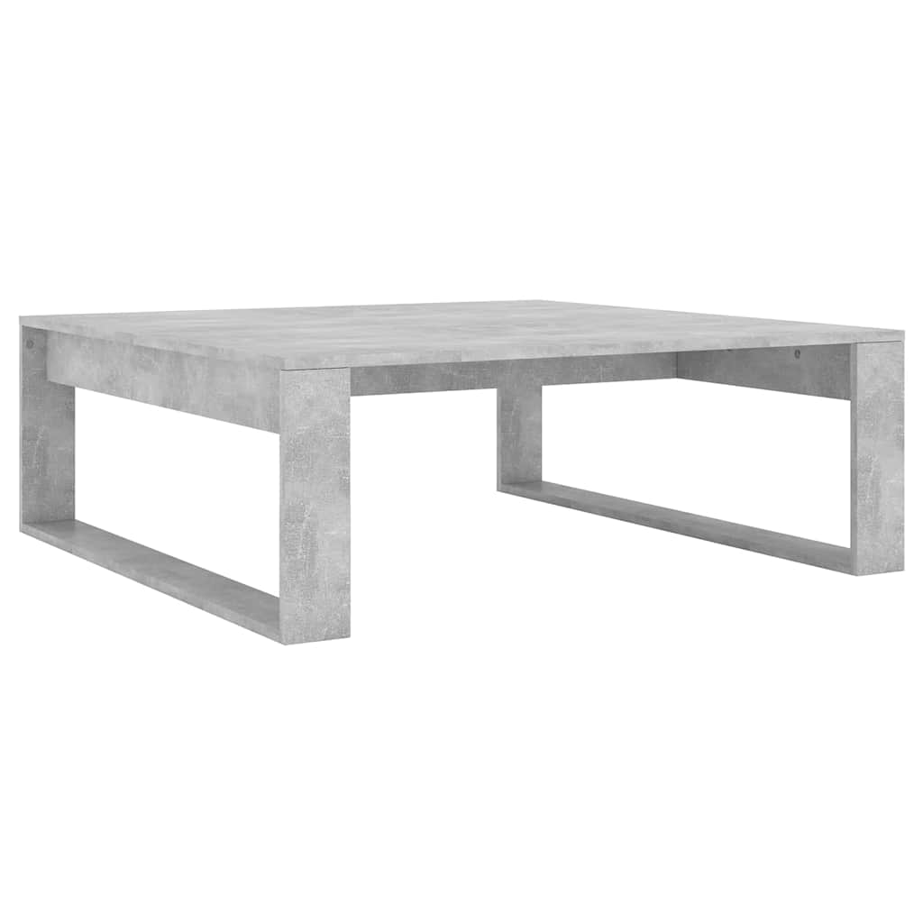 808634 vidaXL Coffee Table Concrete Grey 100x100x35 cm Engineered Wood 2