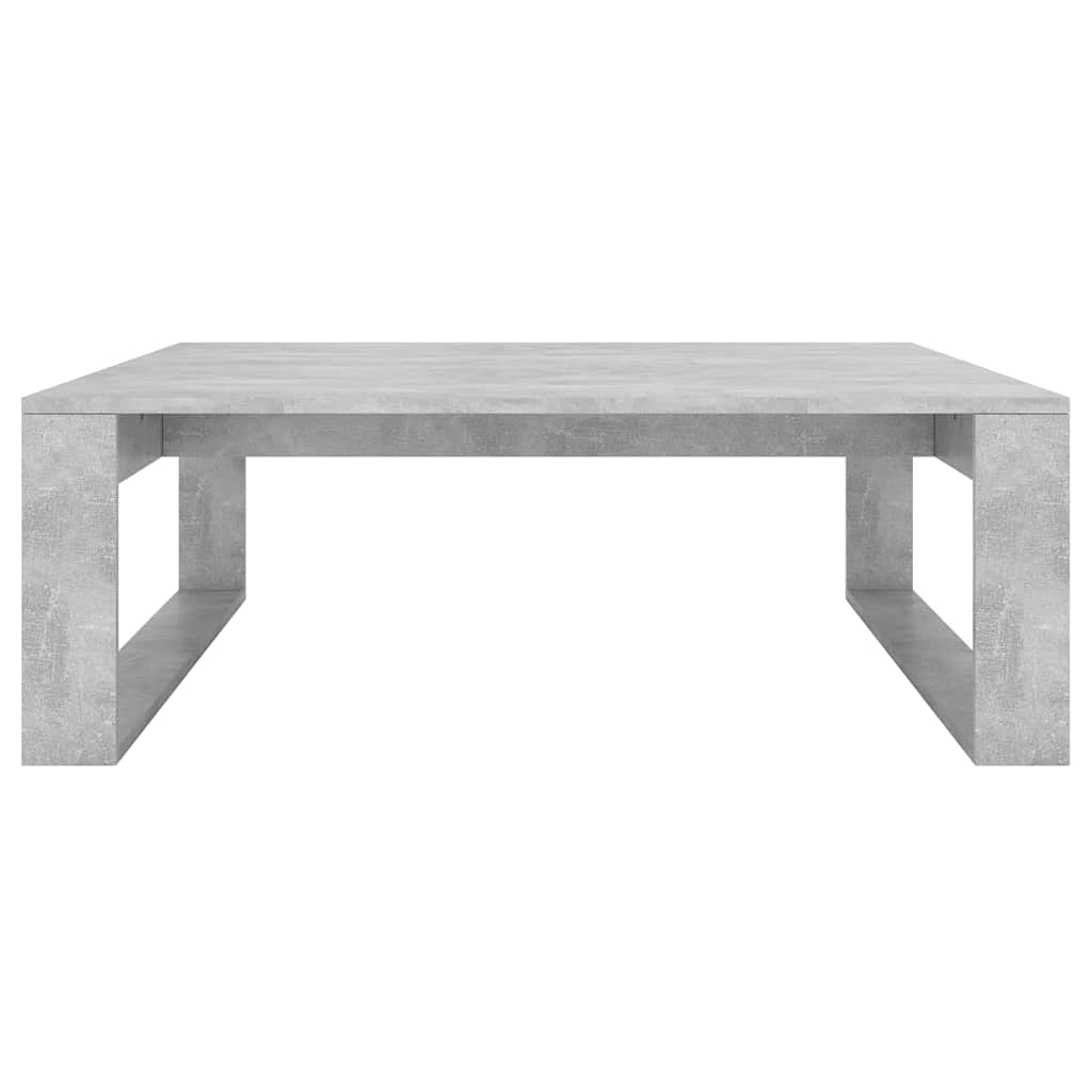 808634 vidaXL Coffee Table Concrete Grey 100x100x35 cm Engineered Wood 4