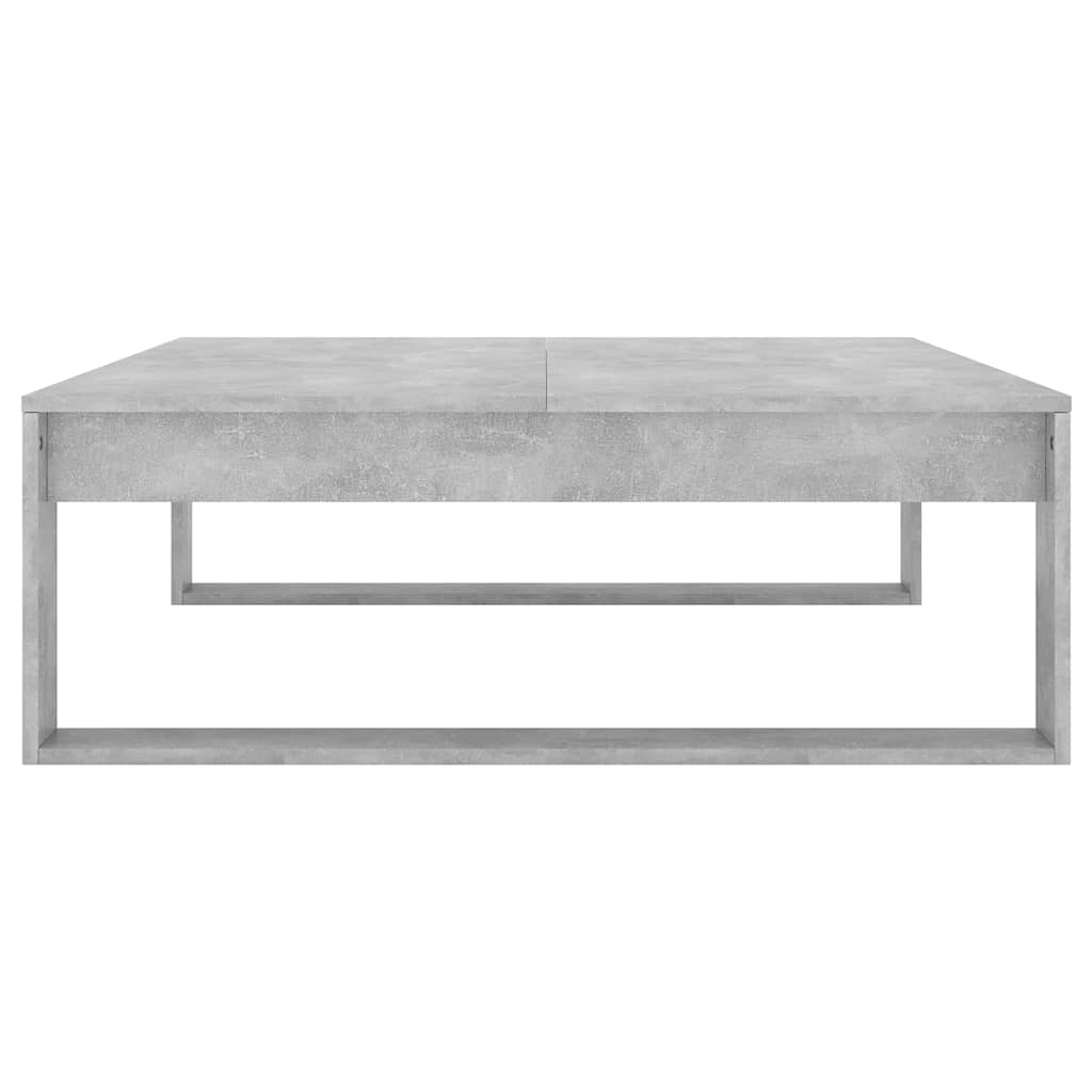 808634 vidaXL Coffee Table Concrete Grey 100x100x35 cm Engineered Wood 5