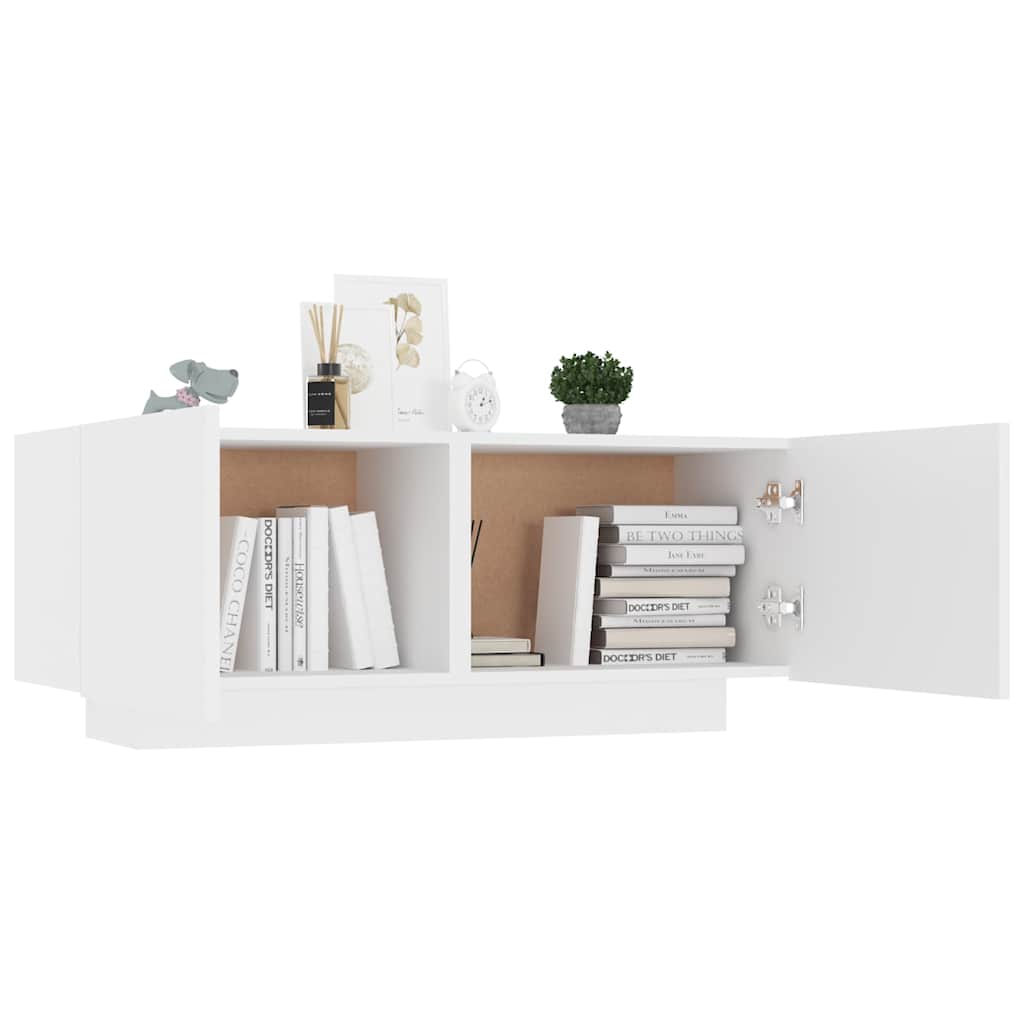 vidaXL Bedside Cabinet | White | Engineered Wood | Medium | Bedside Cabinet 4