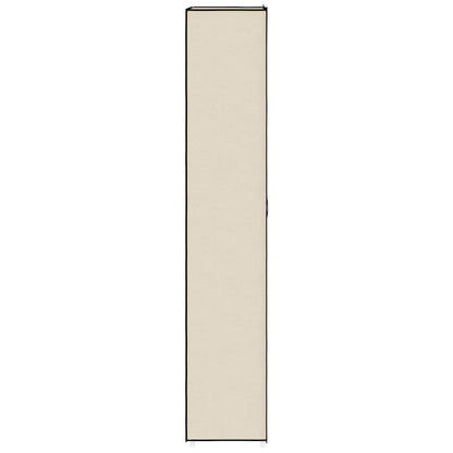 vidaXL Shoe Rack | Cream | Fabric, Steel | Large | Shoe Storage Cabinet 6