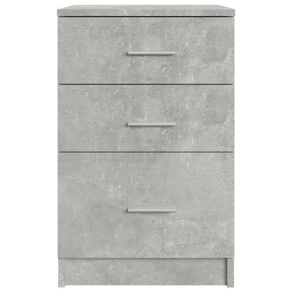 vidaXL Bed Cabinet Concrete Grey 40x40x63 cm Engineered Wood 6
