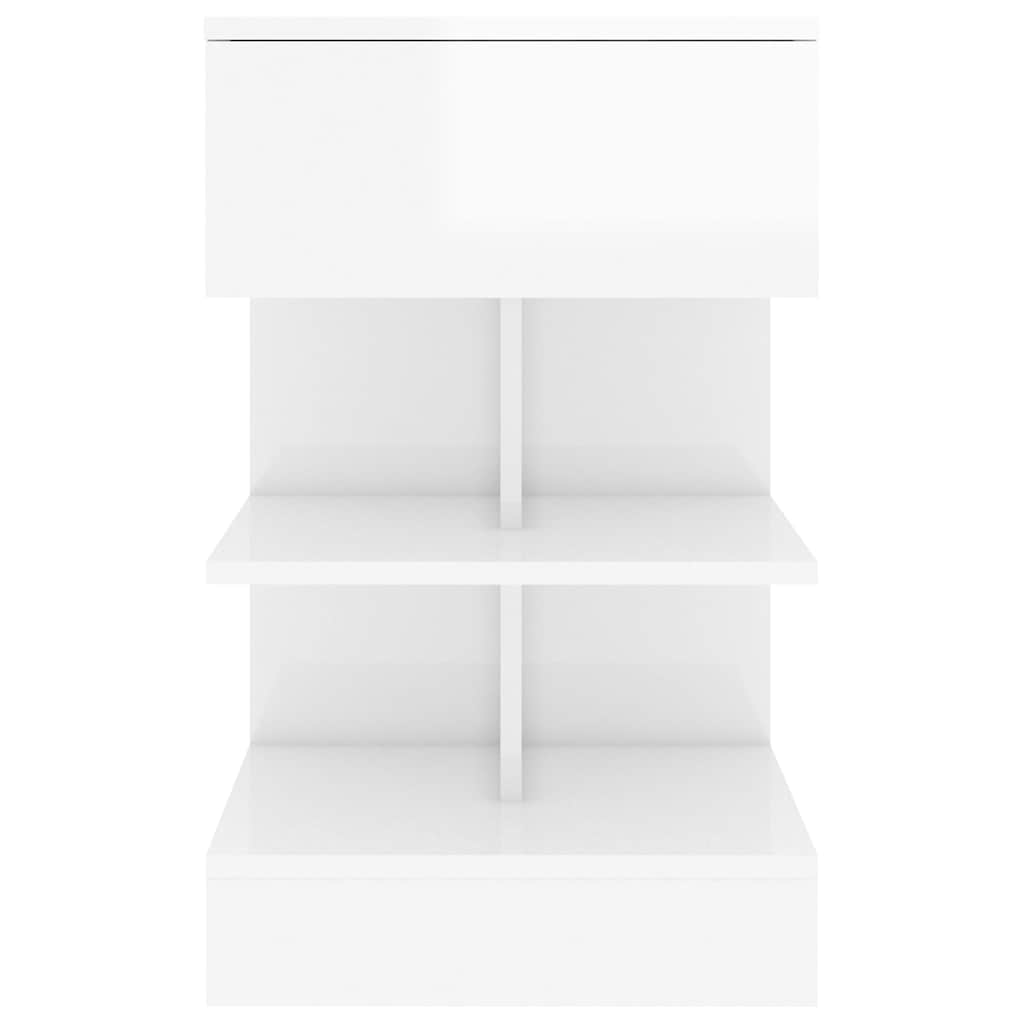 808661 vidaXL Bedside Cabinets 2 pcs High Gloss White 40x35x65 cm 6