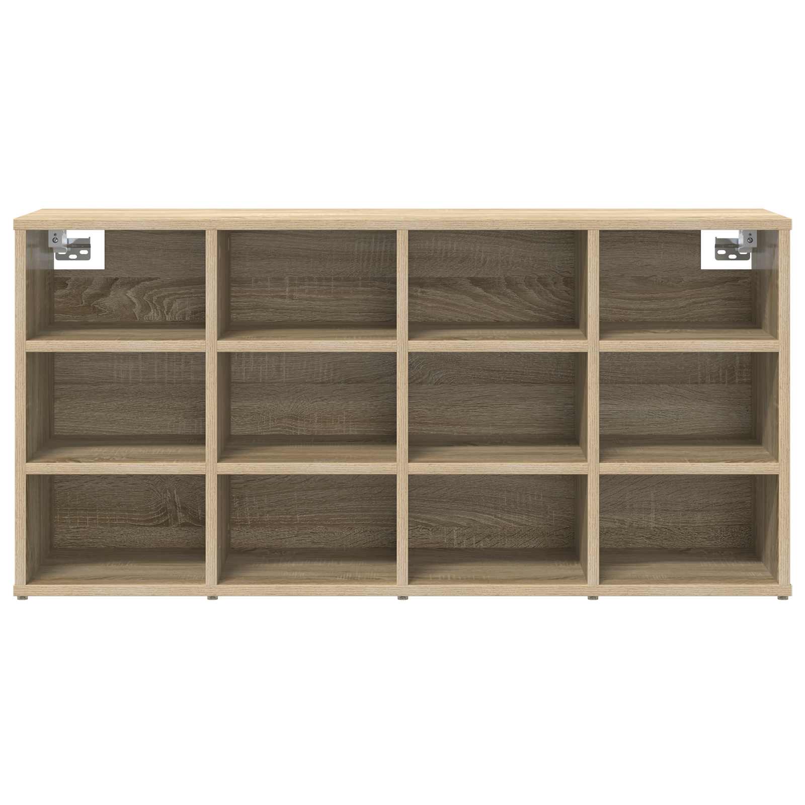vidaXL Shoe Cabinet 103 x 30 x 51 cm Engineered Wood Sonoma Oak 5