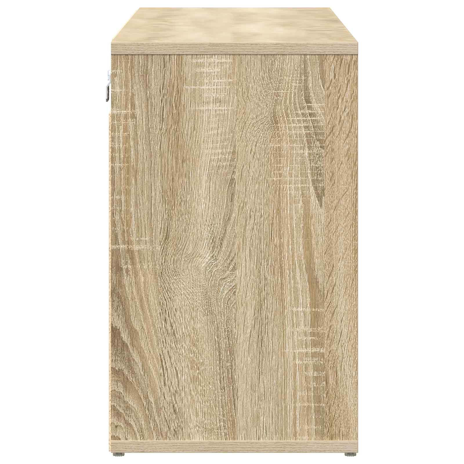 vidaXL Shoe Cabinet 103 x 30 x 51 cm Engineered Wood Sonoma Oak 6