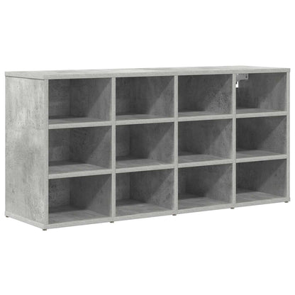 vidaXL Shoe Cabinet 103 x 30 x 51 cm Engineered Wood Concrete grey 2