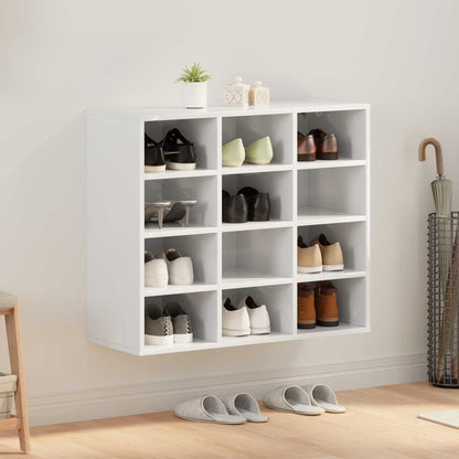vidaXL Shoe Cabinet Engineered Wood Width 77.5 cm