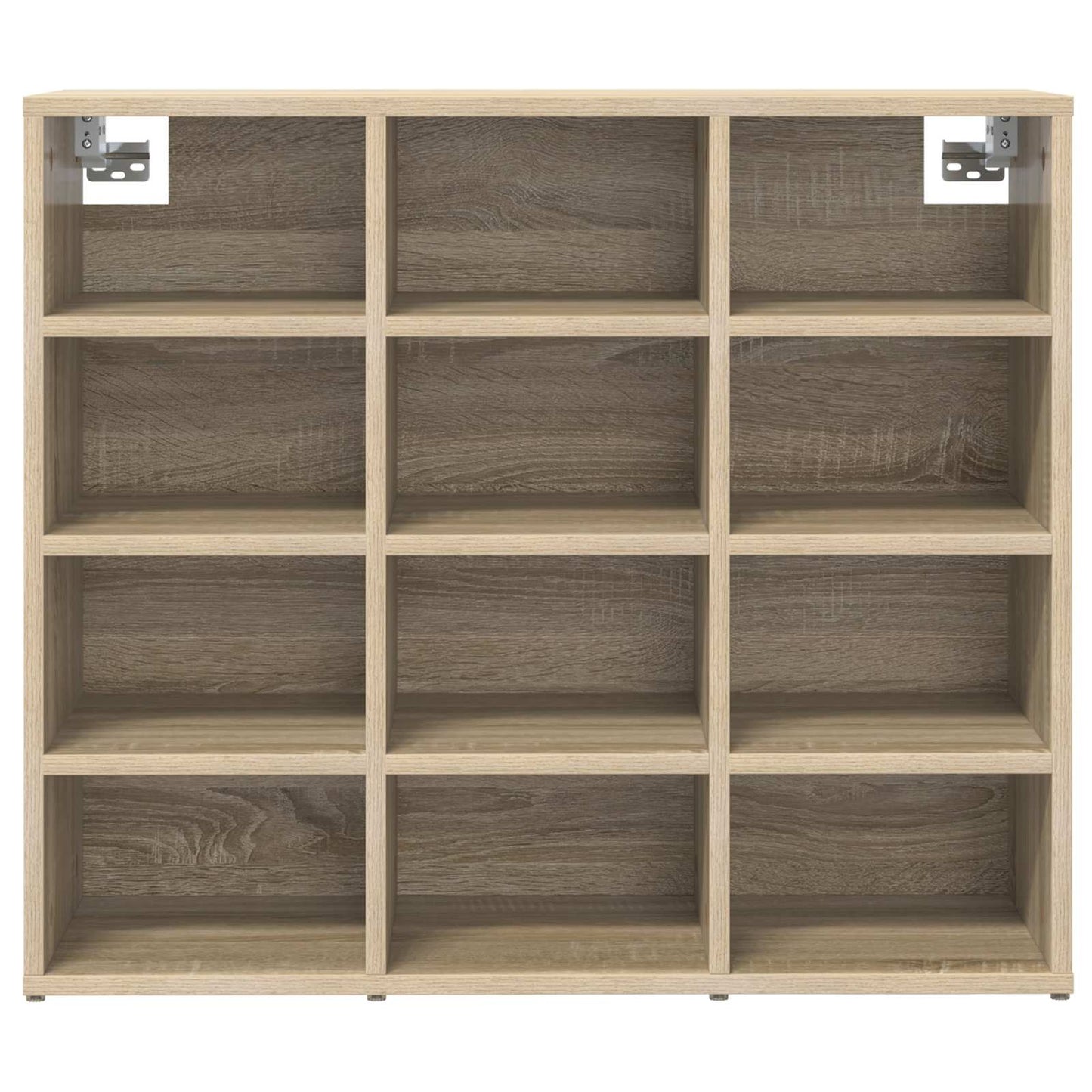 vidaXL Shoe Cabinet 77.5 x 30 x 67 cm Engineered Wood Sonoma Oak 5