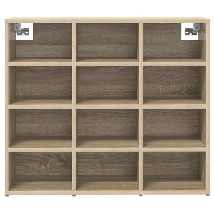vidaXL Shoe Cabinet 77.5 x 30 x 67 cm Engineered Wood Sonoma Oak 5