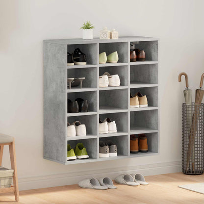 vidaXL Shoe Cabinet Engineered Wood Width 77.5 cm