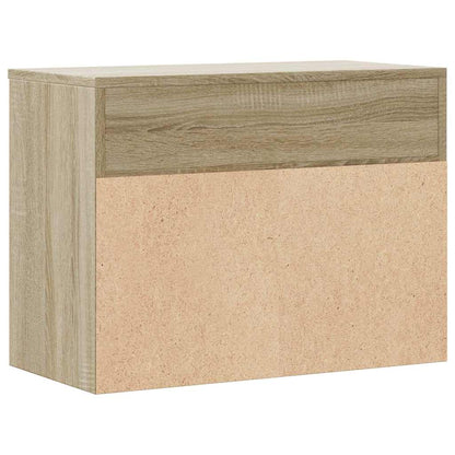 808741 vidaXL Shoe Bench Sonoma Oak 60x30x45 cm Engineered Wood 5