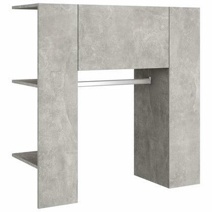 vidaXL Hallway Cabinet Concrete Grey 97.5x37x99 cm Engineered Wood 6