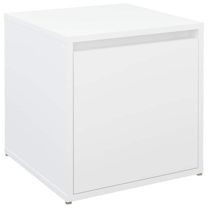 vidaXL Box Drawer | White | Engineered wood | Medium | Box Drawer | Square 2