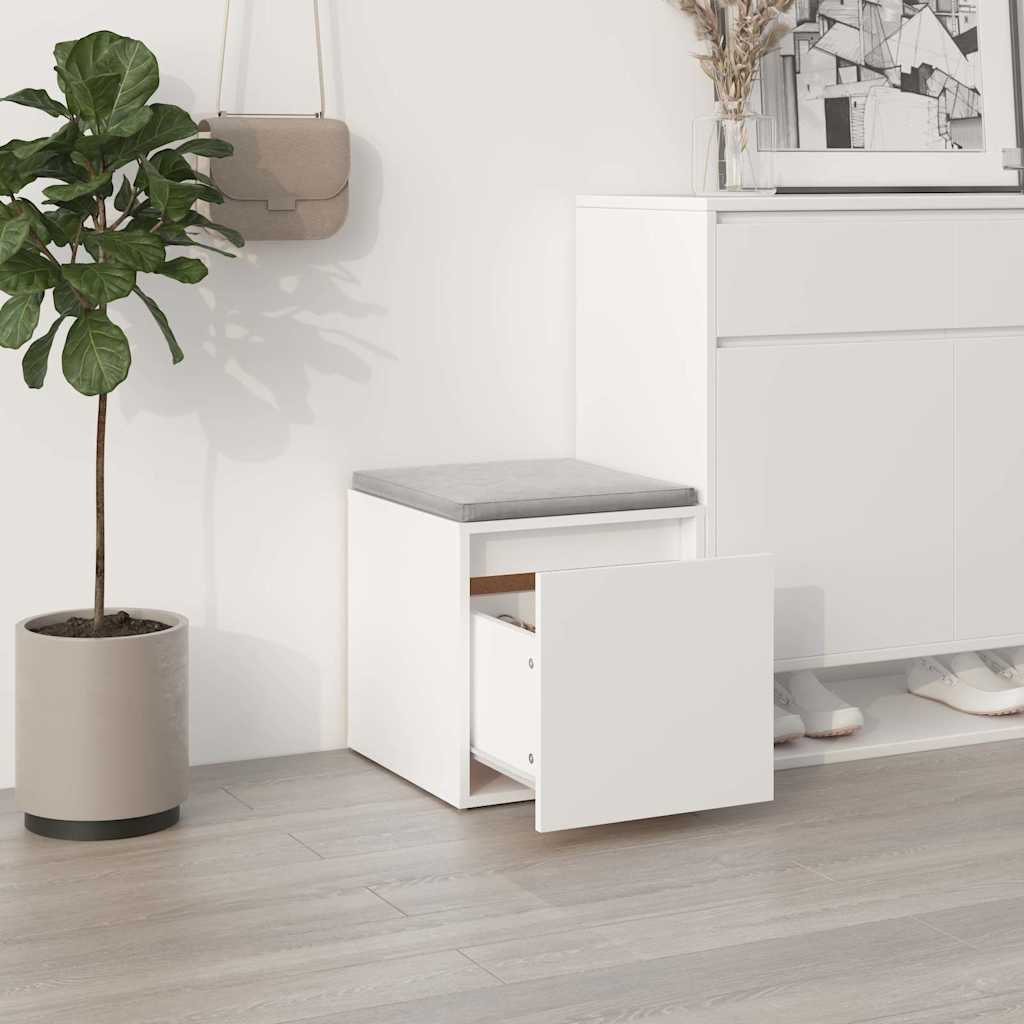 vidaXL Box Drawer | White | Engineered wood | Medium | Box Drawer | Square 3