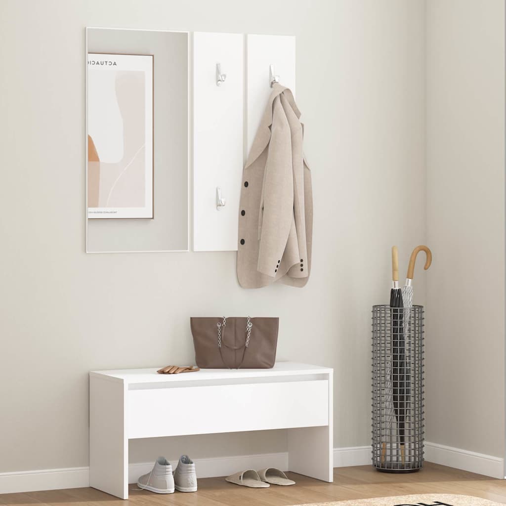 vidaXL Hallway Furniture Set Engineered Wood
