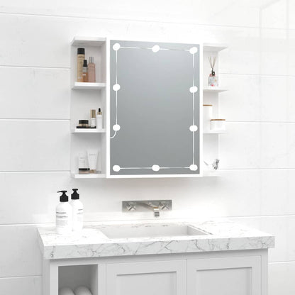vidaXL Mirror Cabinet with LED 70x16.5x60 cm