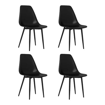 Dining Chairs PP Black 4