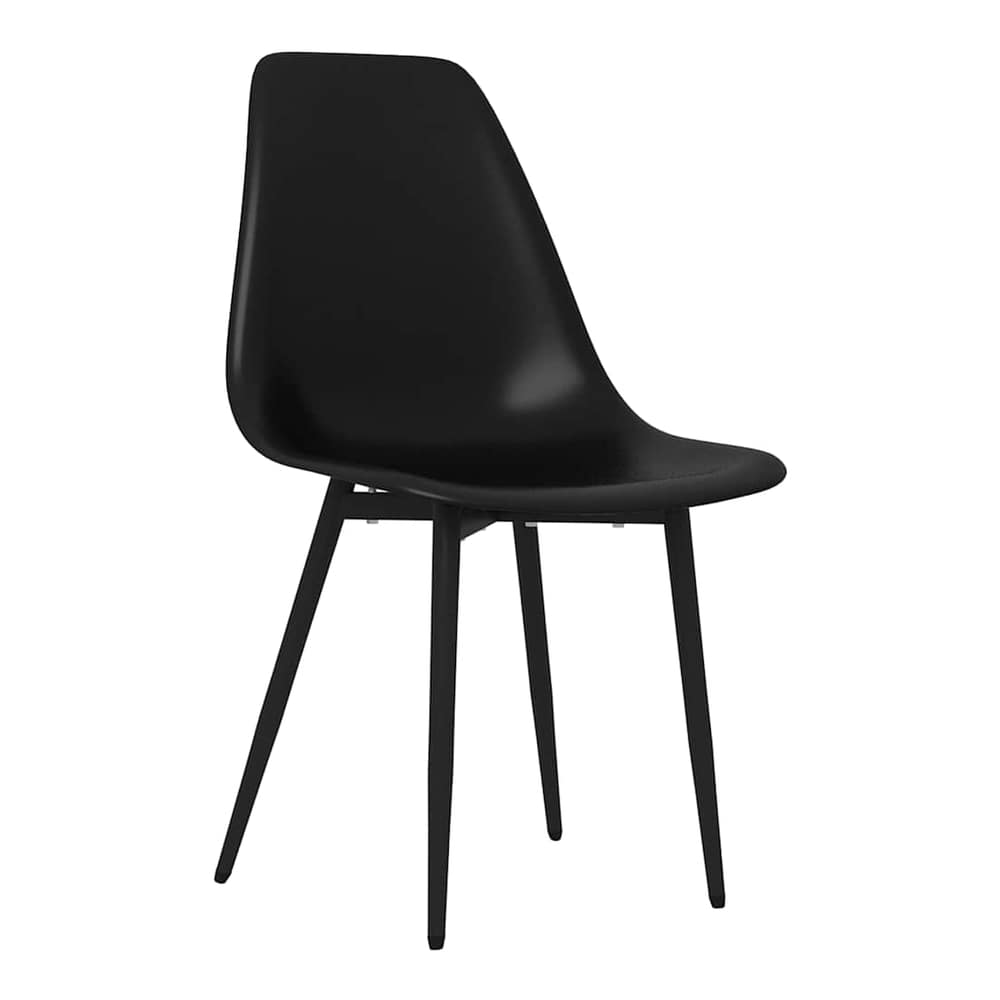 Dining Chairs PP Black 4