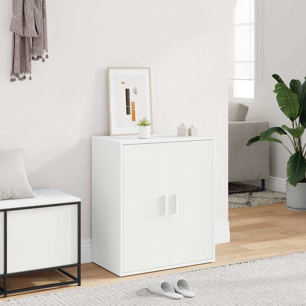 Shoe Cabinet Engineered Wood Width 60 cm Shoe Cabinet with Door White 70 cm