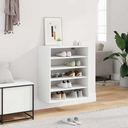 vidaXL Shoe cabinets 60 x 35 x 70 cm White 4