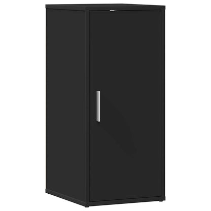 vidaXL Shoe Cabinet Black 32x35x70 cm Engineered Wood 2