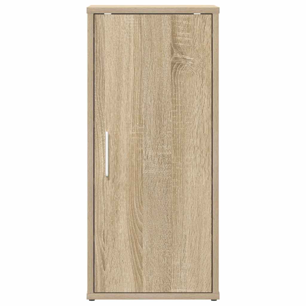 vidaXL Shoe Cabinet Sonoma Oak 32x35x70 cm Engineered Wood 4