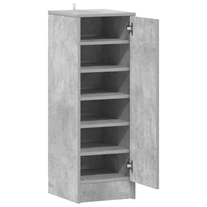 vidaXL Shoe cabinets 32 x 35 x 92 cm Concrete Grey 6 pairs of shoes 5